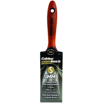 Simms 1750-50 Wall Brush, 2 in W, 2-3/4 in L Bristle, Nylon/Polyester Bristle