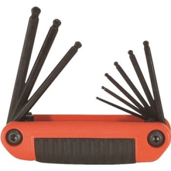 Eklind 25919 Hex Key Set, Includes: 5/64 to 1/4 in Keys, 9-Piece