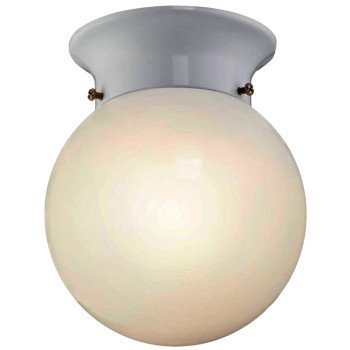 Westinghouse 61070 Flush Mount Ceiling Fixture, LED Lamp, 620 Lumens Lumens, 3000 K Color Temp, White Fixture