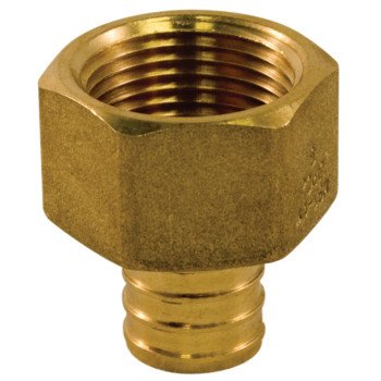 aqua-dynamic 9783-044 Pipe Adapter, 3/4 in, PEX x Female, Brass