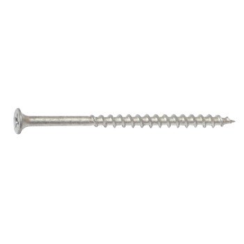 Midwest Fastener 10519 Deck Screw, 8 in Thread, 3 in L, Coarse Thread, Bugle Head, Phillips Drive, Dacrotized, 1 PK