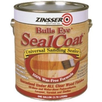 Zinsser 00851 Sanding Sealer, Amber, Liquid, 1 gal, Can