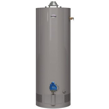 Richmond Essential Series 6G40-36F3 Gas Water Heater, Natural Gas, 40 gal Tank, 52 gph, 36000 Btu/hr BTU, Dark Warm Gray