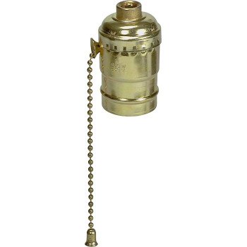 Eaton Cooper Wiring 980ABD-BOX Lamp Holder, 250 VAC, 660 W, Aluminum Contact, Brass