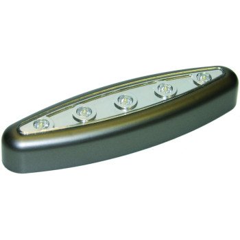 Atron UL178 Push Light, 5-Lamp, LED Lamp, Nickel Fixture