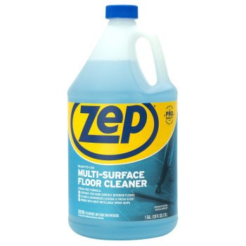 Zep ZUMSF128 Floor Cleaner, 1 gal Can, Liquid, Pleasant, Clear