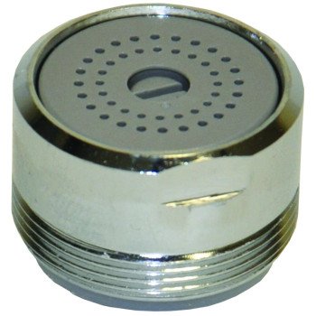 Danco 10491 Faucet Aerator, 15/16-27 x 55/64-27 Male x Female Thread, Brass, Chrome Plated, 1.5 gpm