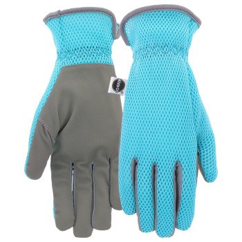 Miracle-Gro MG86121-W-ML High-Dexterity Work Gloves, Women's, M/L, Synthetic Leather