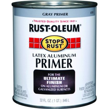 Rust-Oleum 8781502 Primer, Flat, Aluminum, 1 qt