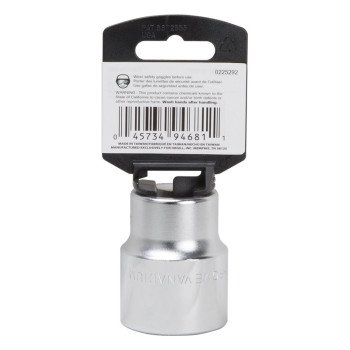 Vulcan MT-SM6032 Drive Socket, 32 mm Socket, 3/4 in Drive, 12-Point, Chrome Vanadium Steel, Chrome