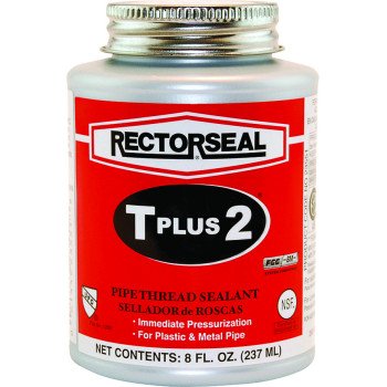 Rectorseal T Plus 2 Series 23551 Thread Sealant, 0.5 pt, Can, Paste, White