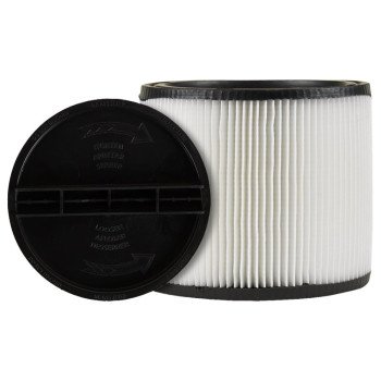 Shop-Vac 9030433 Cartridge Filter, For: Shop-Vac Wet or Dry Vacuums 5 gal and Above, 8 in Dia