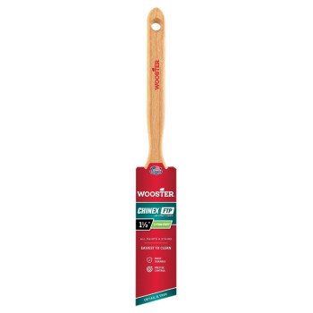 Wooster 4410-1-1/2 Paint Brush, 1-1/2 in W, 2-7/16 in L Bristle, Synthetic Bristle, Sash Handle