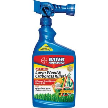 BioAdvanced 704080A Weed and Crabgrass Killer, Liquid, Black/Brown, 32 oz