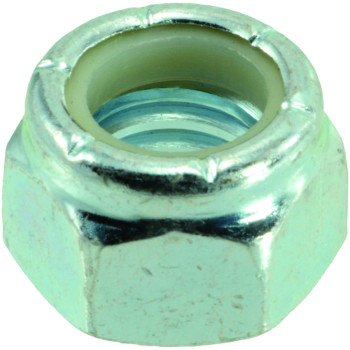 Midwest Fastener 03652 Lock Nut, Coarse Thread, 7/16-14 Thread, Nylon, Zinc