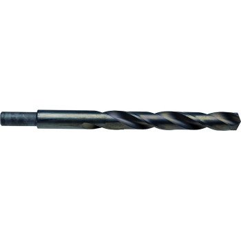 Irwin 67825 Jobber Drill Bit, 25/64 in Dia, 5-1/8 in OAL, Spiral Flute, 2-Flute, 25/64 in Dia Shank, Reduced Shank