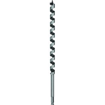 DEWALT DW1683 Auger Drill Bit, 3/4 in Dia, 17 in OAL, Hollow Center Flute, 7/16 in Dia Shank, Ball Groove Shank