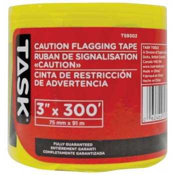 T59302 3IN X 300' CAUTION FLAG