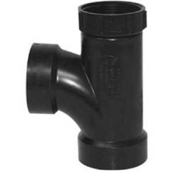 IPEX 027161 Pipe Elbow, 1-1/2 in, Slip-Joint Nut x Hub, ABS, SCH 40 Schedule