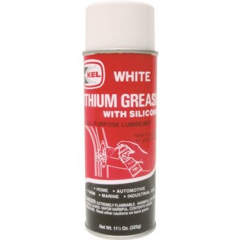 Kel 57400 Grease, 11.5 oz, Aerosol Can, White