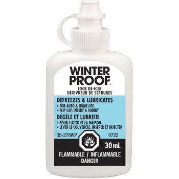 WinterProof 35-276WP Lock De-Icer, 30 mL Bottle, Liquid