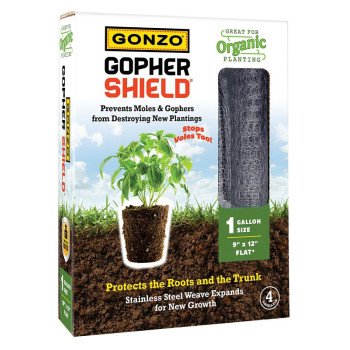 Gonzo 5007 Gopher Shield, Flat, 12 in L