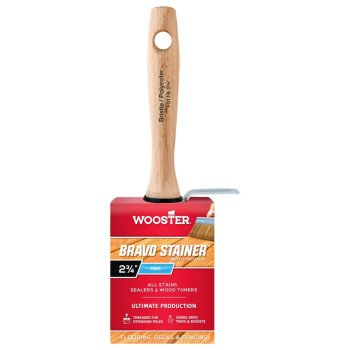 Wooster F5119-2 3/4 Paint Brush, 2-3/4 in W, Stain Brush, China Bristle