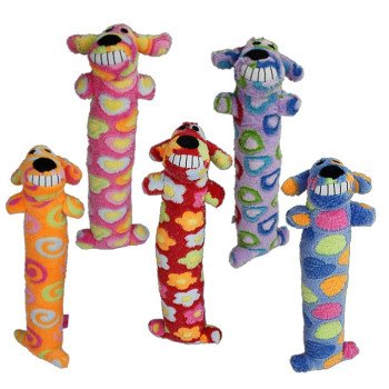 Multipet MP478400 Dog Toy, Loofa Toy, Plush, Assorted