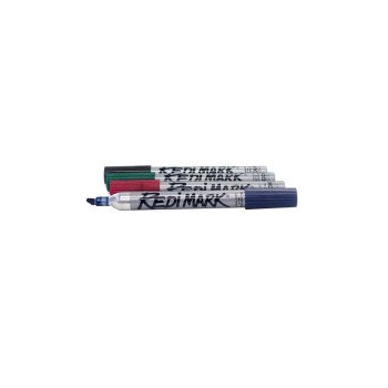 TICONDEROGA 87180 Marker, Blue, 6 in L, Metal Barrel