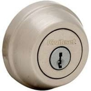 Kwikset 780 15 RCAL RCS K Deadbolt, Alike Key, Steel, Satin Nickel, 2-3/8, 2-3/4 in Backset, K3 Keyway