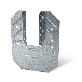 Simpson Strong-Tie H10A Hurricane Tie, 5 in L, 6-1/4 in W, Steel, Galvanized, Fastening Method: Nail