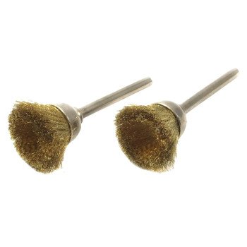 Forney 60232 Cup Brush Set, 3/8 in Dia