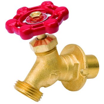 B & K 108-503HC Sillcock Valve, 1/2 x 3/4 in Connection, Sweat x Male Hose, 125 psi Pressure, Brass Body