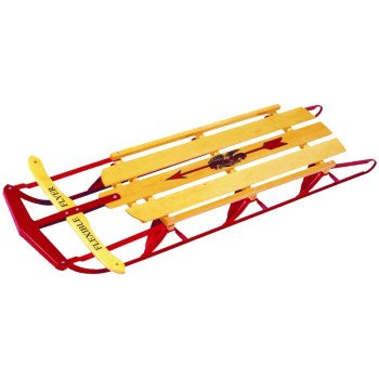 Paricon 1060 Flyer Snow Sled, Flexible, 5-Years Old, Steel, Red