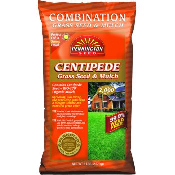 Pennington 100081628 Centipede Grass Seed and Mulch, 5 lb