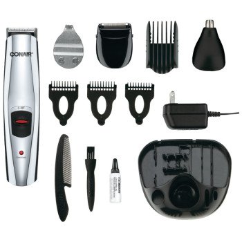 Conair GMT189CGB Beard and Mustache Trimmer, Battery, Stainless Steel Blade