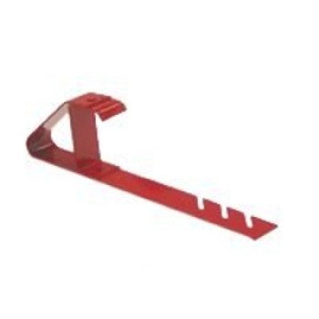 Qualcraft 2505 Fixed Roof Bracket, Adjustable, Steel, Red, Powder-Coated