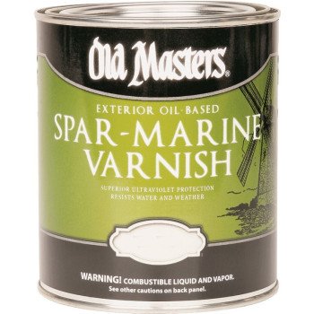 Old Masters 92501 Spar Marine Varnish, Semi-Gloss, Liquid, 1 gal, Pail