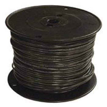 Romex 14BK-SOLX500 Building Wire, Black Sheath, 14 AWG Wire, 1-Conductor, 500 ft L, Copper Conductor