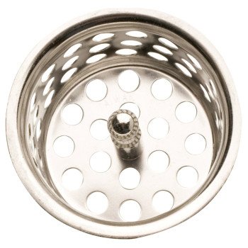 Plumb Pak PP820-30 Basket Strainer with Post, 1-1/2 in Dia, Chrome, For: Sink