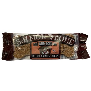 The Wild Bone Co 1882 Bone Dog Biscuit Treat, Grilled Salmon, 1 oz