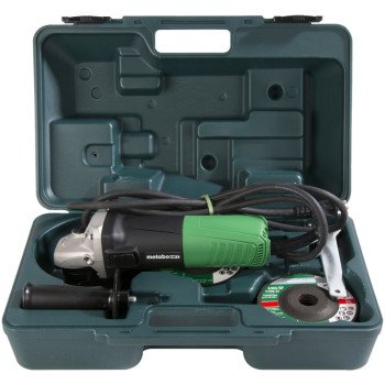 Metabo HPT G12SR4 Slide Switch Angle Grinder, 6.2 A, M14 x 2 Spindle, 4-1/2 in Dia Wheel, 10,000 rpm Speed