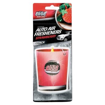 8988 CANDLE 3PK STRAWBERRY    