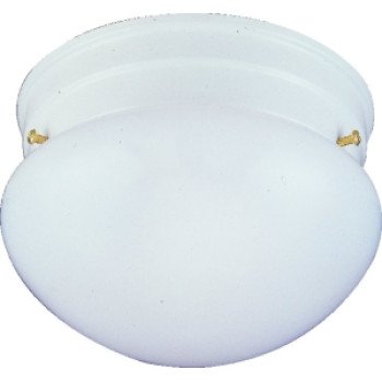 Boston Harbor F13WH01-68543L Single Light Round Ceiling Fixture, 120 V, 60 W, 1-Lamp, A19 or CFL Lamp, White Fixture