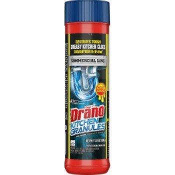 Drano 00125 Kitchen Clog Remover, 17.6 oz, Granules, White