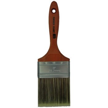 Nour 1335-75TBM Paint Brush, 3 in W, Straight Sash Brush, Polyester Bristle