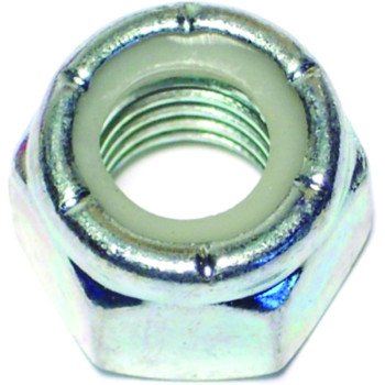 Midwest Fastener 03653 Lock Nut, Coarse Thread, 1/2-13 Thread, Nylon, Zinc