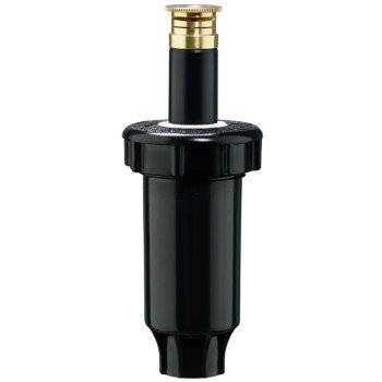 Orbit 54524 Sprinkler Head with Nozzle, 1/2 in Connection, Female Thread, 2 in H Pop-Up, 10 to 15 ft, Twin Spray Nozzle