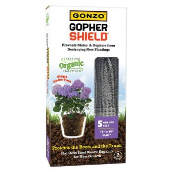 Gonzo 5008 Gopher Shield, Flat, 20 in L