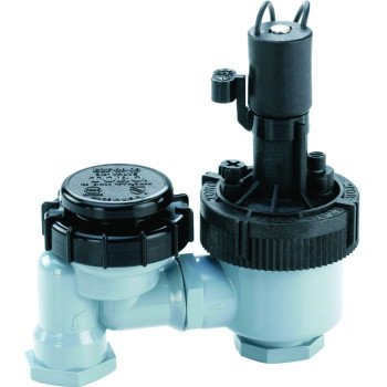 Toro 53763 Anti-Siphon Valve, 3/4 in, FNPT, 10 to 150 psi Pressure, 0.25 to 20 gpm, 24 V, PVC Body